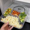 Disposable Rectangular 4-Compartment Takeaway Containers
