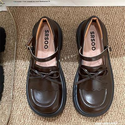 Японские jk с юбкой туфли Мэри Джейн одинарные в британском стиле с чувством дизайна на платформе маленькие кожаные туфли женские 2025 осень новинка