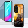 Чехол для телефона Аниме И-Инуяша Для Samsung S26 S25 S24 FE S23 S22 S21 Plus S20 Ultra Note20Ultra Черная Стеклянная Крышка