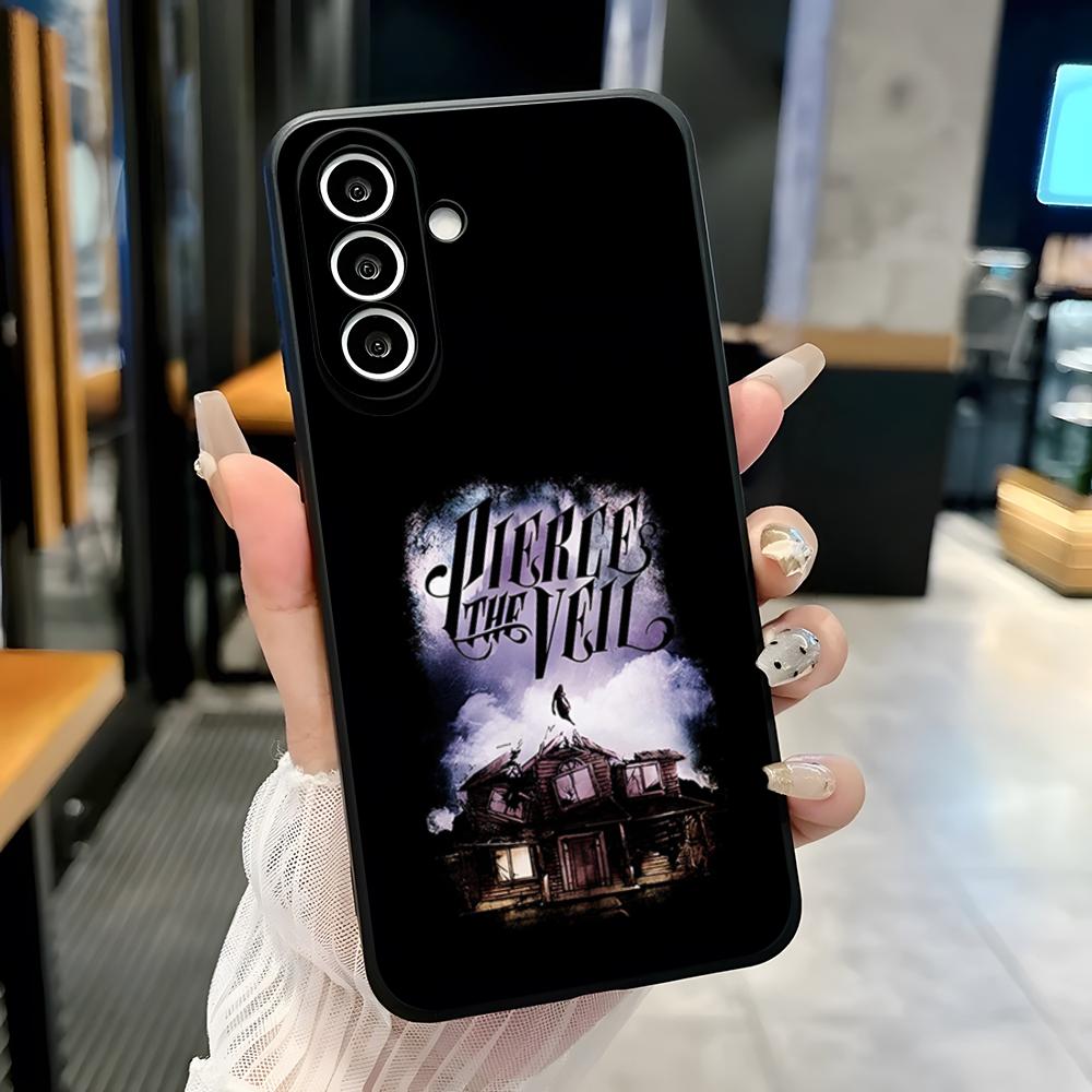 Чехол для телефона P-Pierce The Veil Band для Samsung A25 A13 A33 5G A54 A36 A35 A56 A52 A14 Ударопрочный мягкий чехол