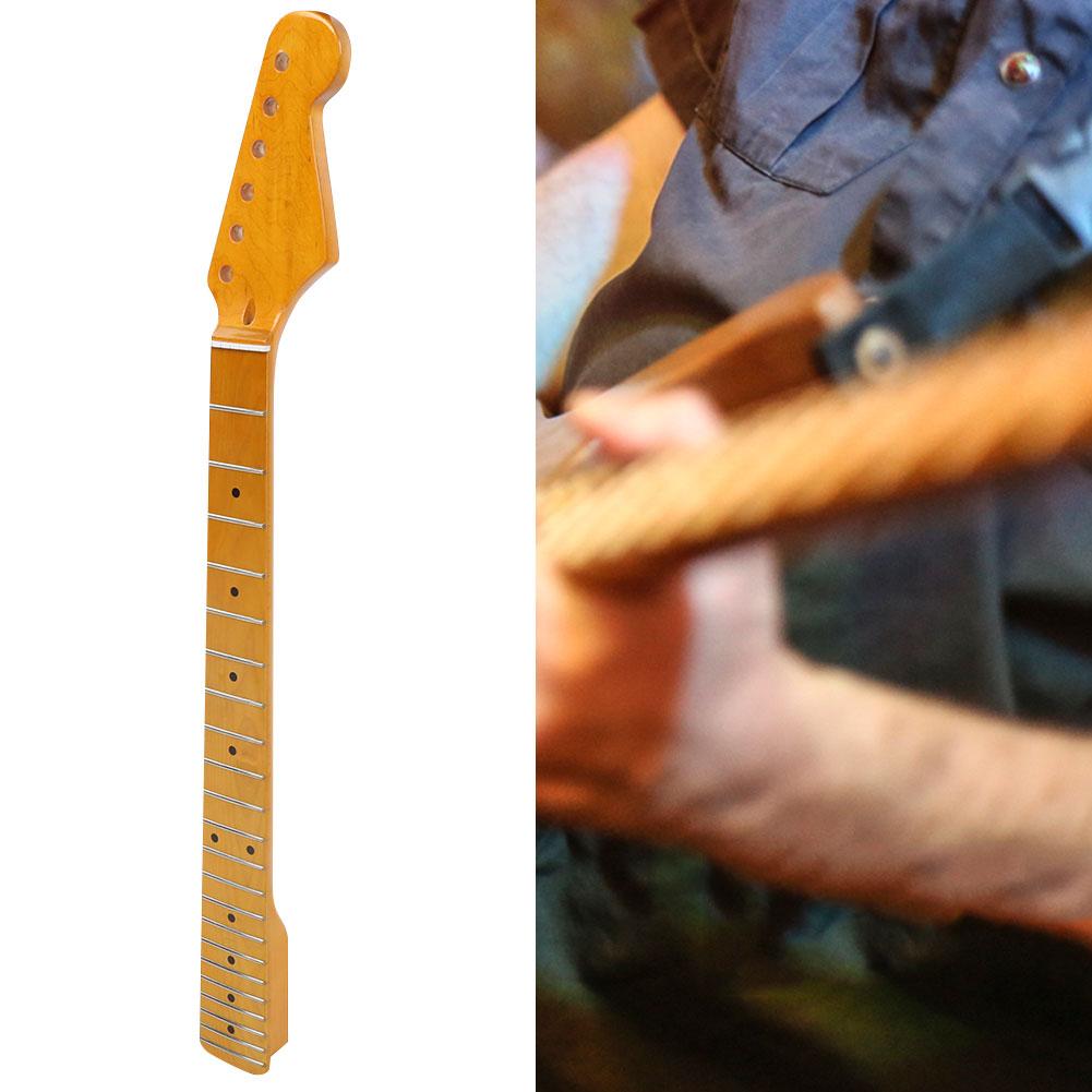 Guitar Neck with 22 Fret Electric Canada Maple Rosewood Fingerboard Repalcement for Fender