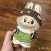 For 17cm Labubu Doll Clothes Fashion Clothes Retro Dress Doll Clothes Color Match Shirts Dolls Accessories Cute Decoration Little Clothes