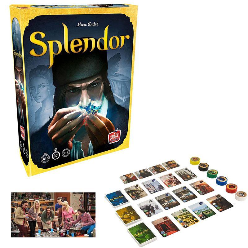 Настольная игра Splendor Полная английская версия Коробка для домашней вечеринки с коллекционными картами