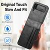 Кожаная сумка-кошелек Чехол для Samsung Galaxy Z Flip 3 5 6 7 Flip7 FE flip6 Flip5 Flip4 Flip3 5G Flip 4 2 flip2 Чехлы со слотом для карт