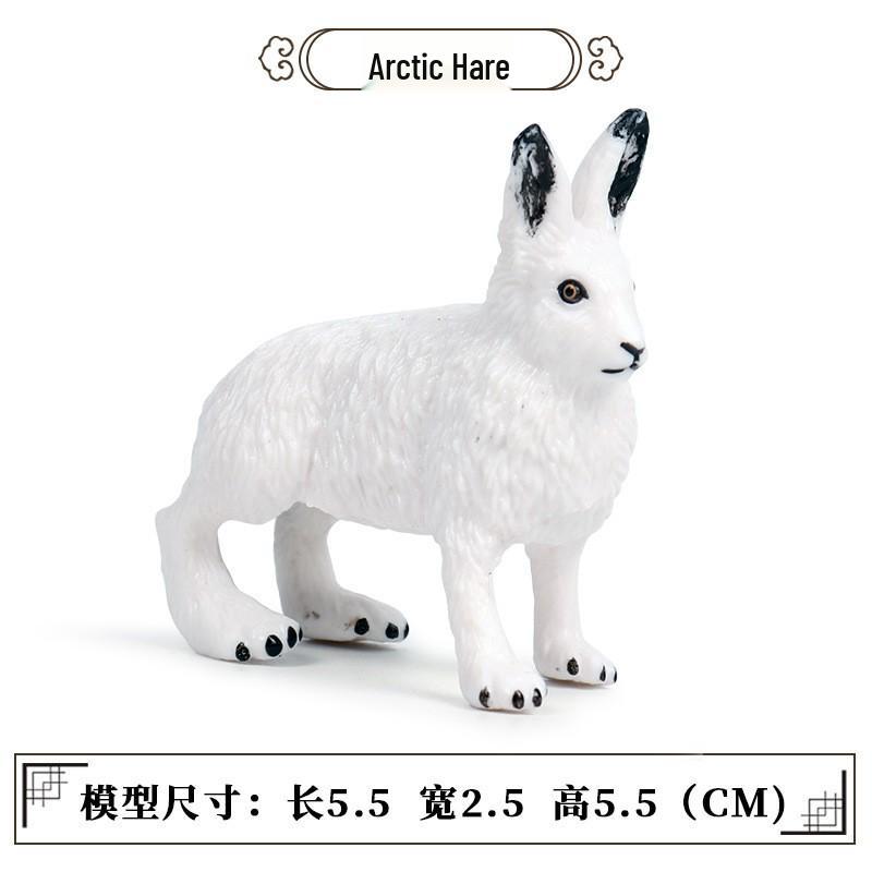 Набор моделей диких животных Арктики: Белый медведь и пингвин