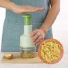 Чеснокотница с острым лезвием, многофункциональная ручная вращающаяся мельница для измельчения лука, измельчитель чеснока, кухонный гаджет