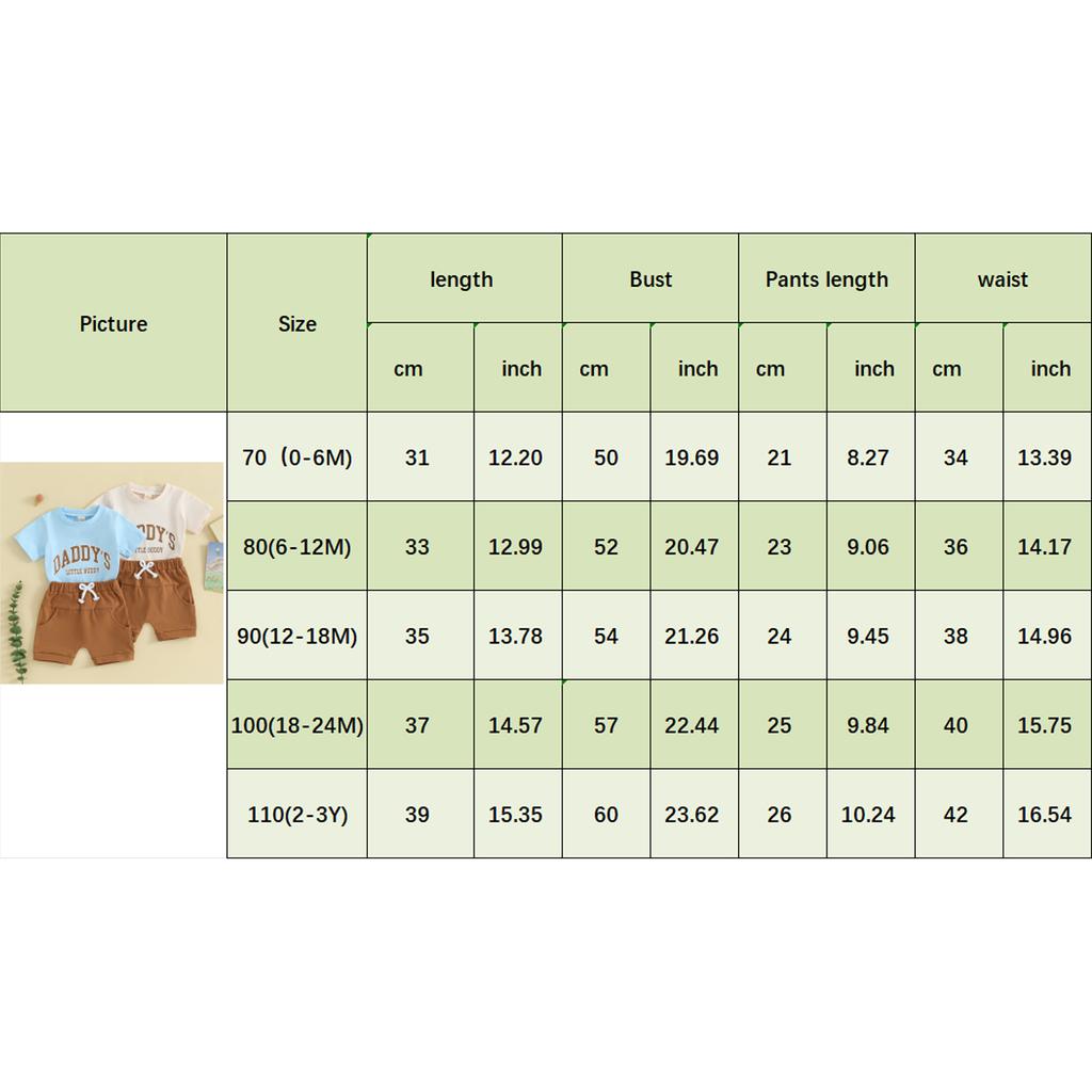 Toddler Boy Summer Clothes Letter Print Short Sleeve T-Shirt with Elastic Waist Solid Color Shorts 2Pcs Outfit