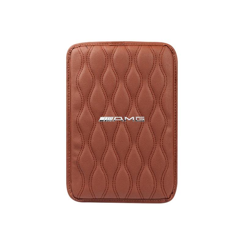 Leather Pad Auto Center Console Arm Rest Non-slip Cover Mats Interior Caps For Mercedes Benz AMG W204 W213 W205 W211 W212 W176 FG2