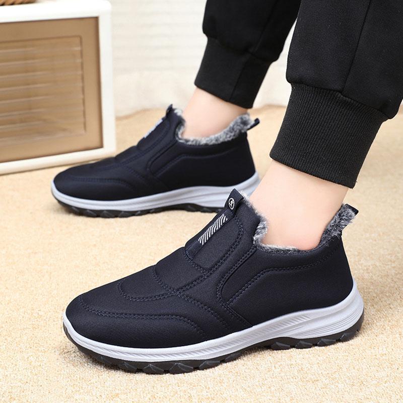 Fashion Comemore 2025 Winter Women Cotton Shoes New Casual Slip On Women Warm Comfortable Sneakers Fashion Outdoor Furry Vulcanize Shoes