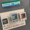 Miniature Vision Chart Light Sign Fridge Magnet Convenience Store Beverage Vending Machine Hole Board Magnetic Stick-On Decals
