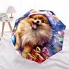 1pc Pomeranian Automatic Open/Close Umbrella, Lightweight for Women/Men, Perfect Gift - for Everyday or Holiday Eventsyy251127084