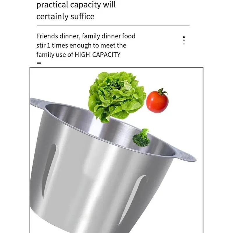 2L Large Capacity Electric Food Chopper Multifunctional Stainless Steel Meat Grinder Vegetable Fruit Cutter Kitchen Food Processor