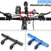 20CM Bicycle Handlebar Aluminum Alloy Carbon Fiber Extended Bracket Bike Headlight Mount Bar Computer Holder MTB Road Bike