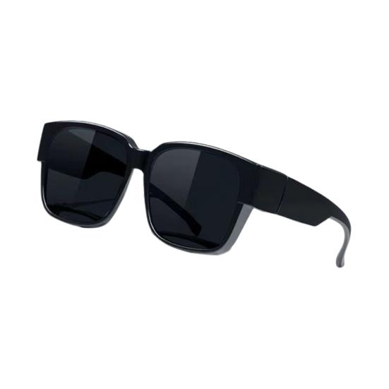 Anti Glared Polarized Sunglasses Over Glasses Night Vision Glasses Nighttime Driving Glasses UV400 Protection Wraparound Sunglasses