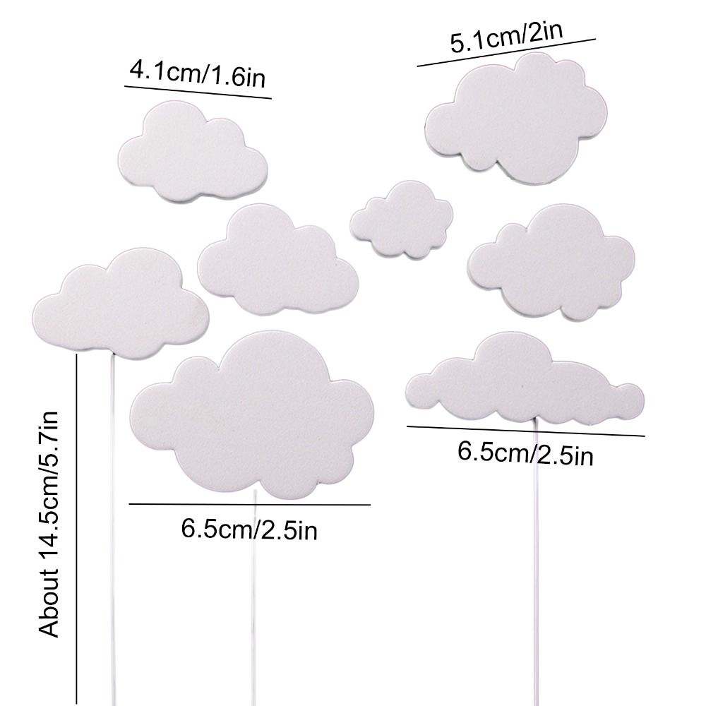 26 шт., украшения для торта в виде облаков, радуга, радужные украшения для вечеринки, принадлежности для выпечки