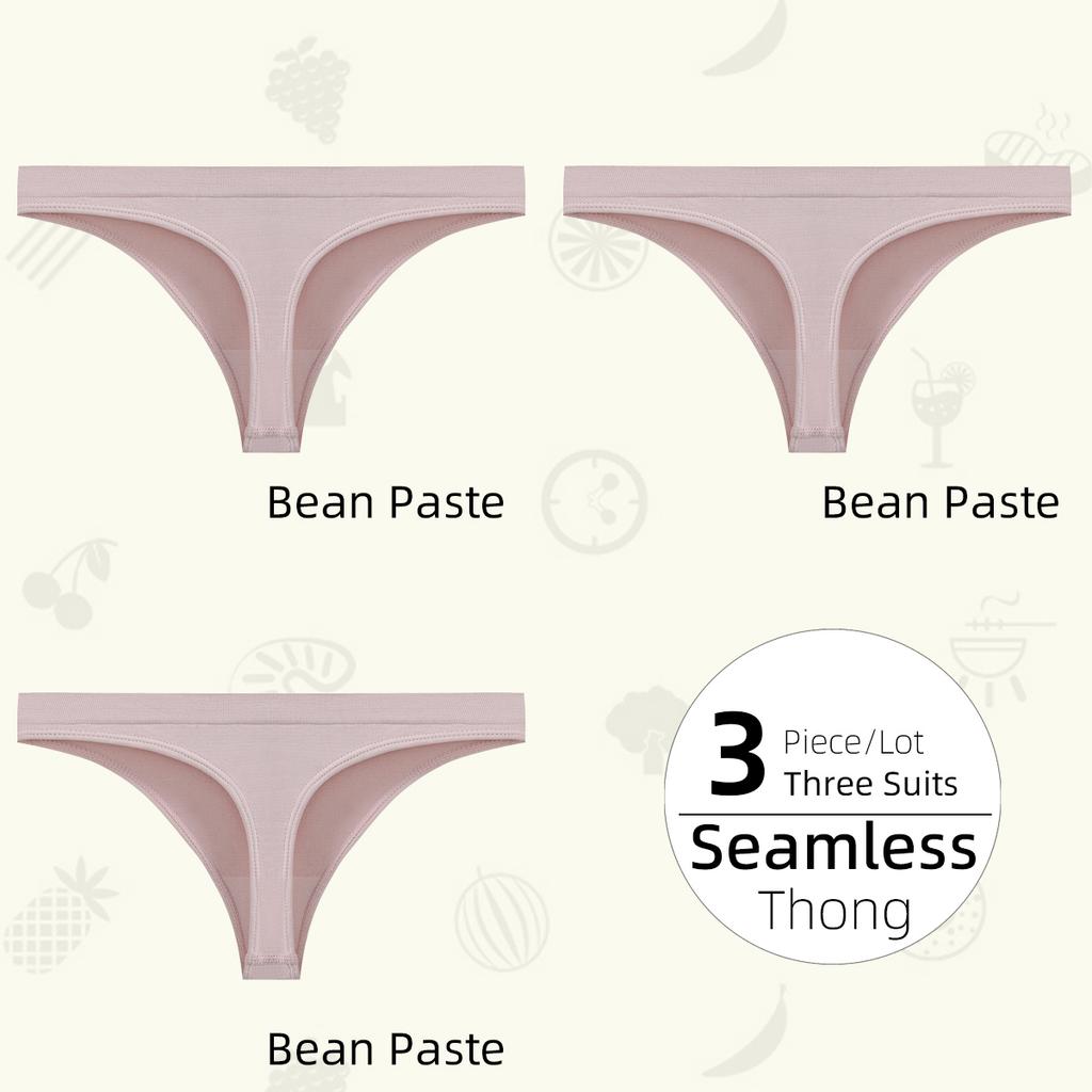Сексуальные женские трусики с низкой талией, трусики-стринги с низкой талией, бесшовное женское нижнее белье с Т-образной спинкой #JS001