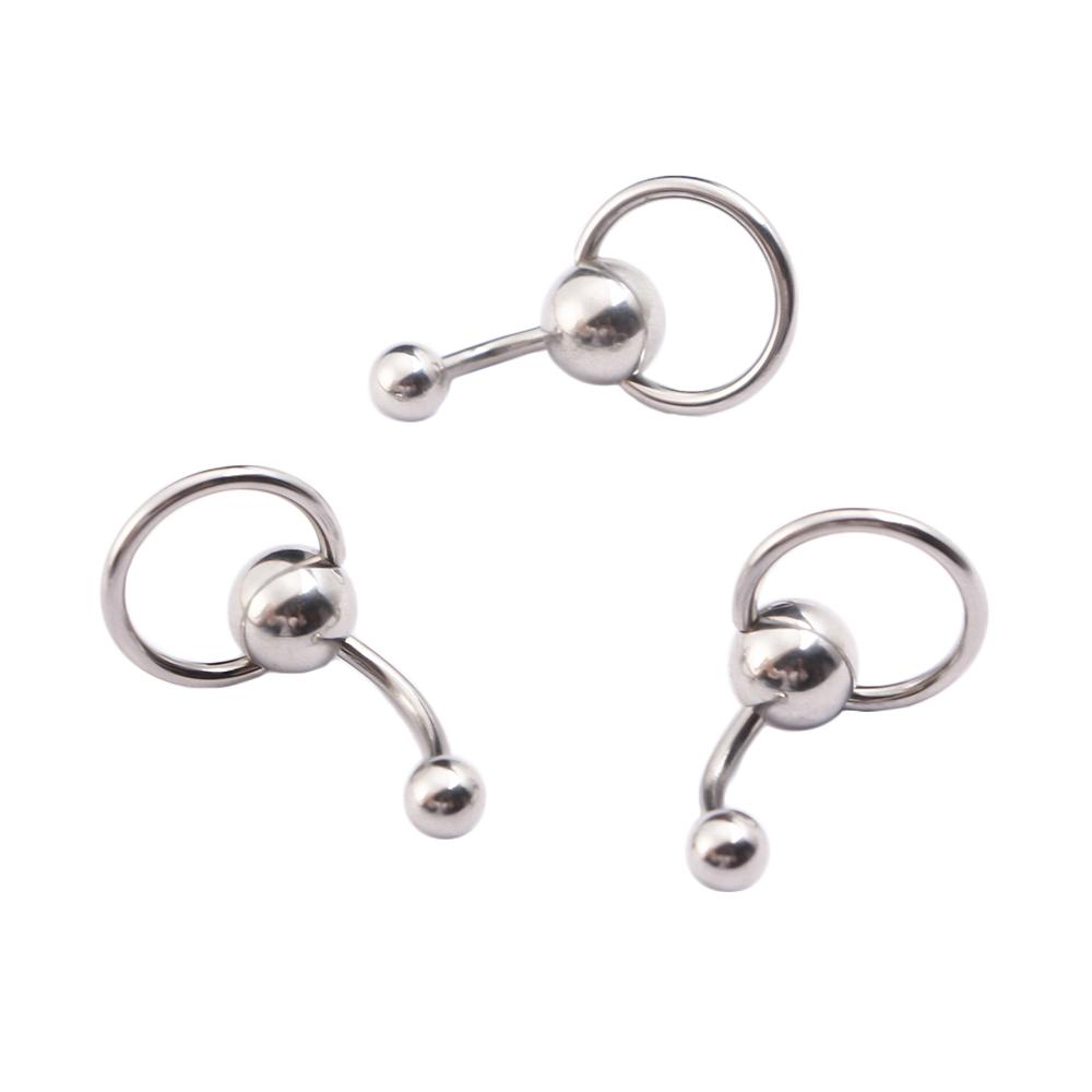 Punk Sexy Earrings Ball 1 Pc Surgical Steel Belly Button Rings Navel Piercing Body Piercing Jewelry