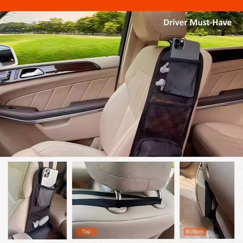 Сетчатый боковой карман для автокресла, сумка для хранения