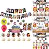 Anime One Piece Themed Birthday Party Decor Supplies Suit Banner Topper Balloon