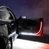 12 В светодиодные предупреждающие огни для открывания двери автомобиля, приветственная декоративная лампа, стробоскопическая сигнальная лампа для открывания двери автомобиля, декоративное освещение автомобиля