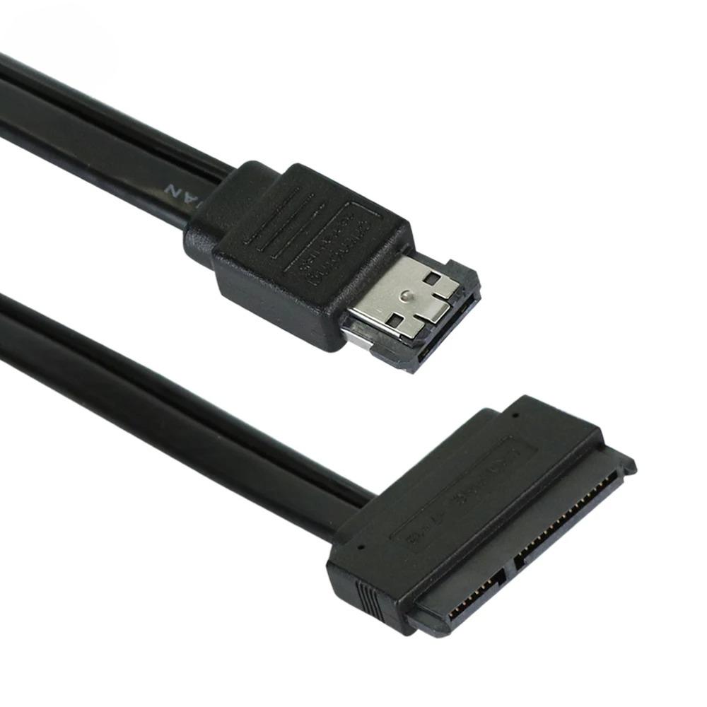 Горячая Распродажа Новый Комбинированный Кабель ESATA USB 5V на 22-контактный SATA USB для Жесткого Диска Высокое Качество 1 шт. 50 см Кабель