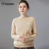 Женский кашемировый пуловер с высоким воротником Fanzhen