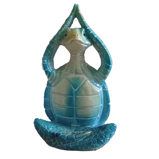 Йога Медитация Украшение Черепаха Сидящая Черепаха Фигурка Статуэтка Скульптура Животное В помещении