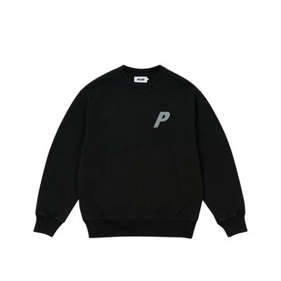 Palace Пигмент P3 Crew Черный Унисекс Топы P28CS032