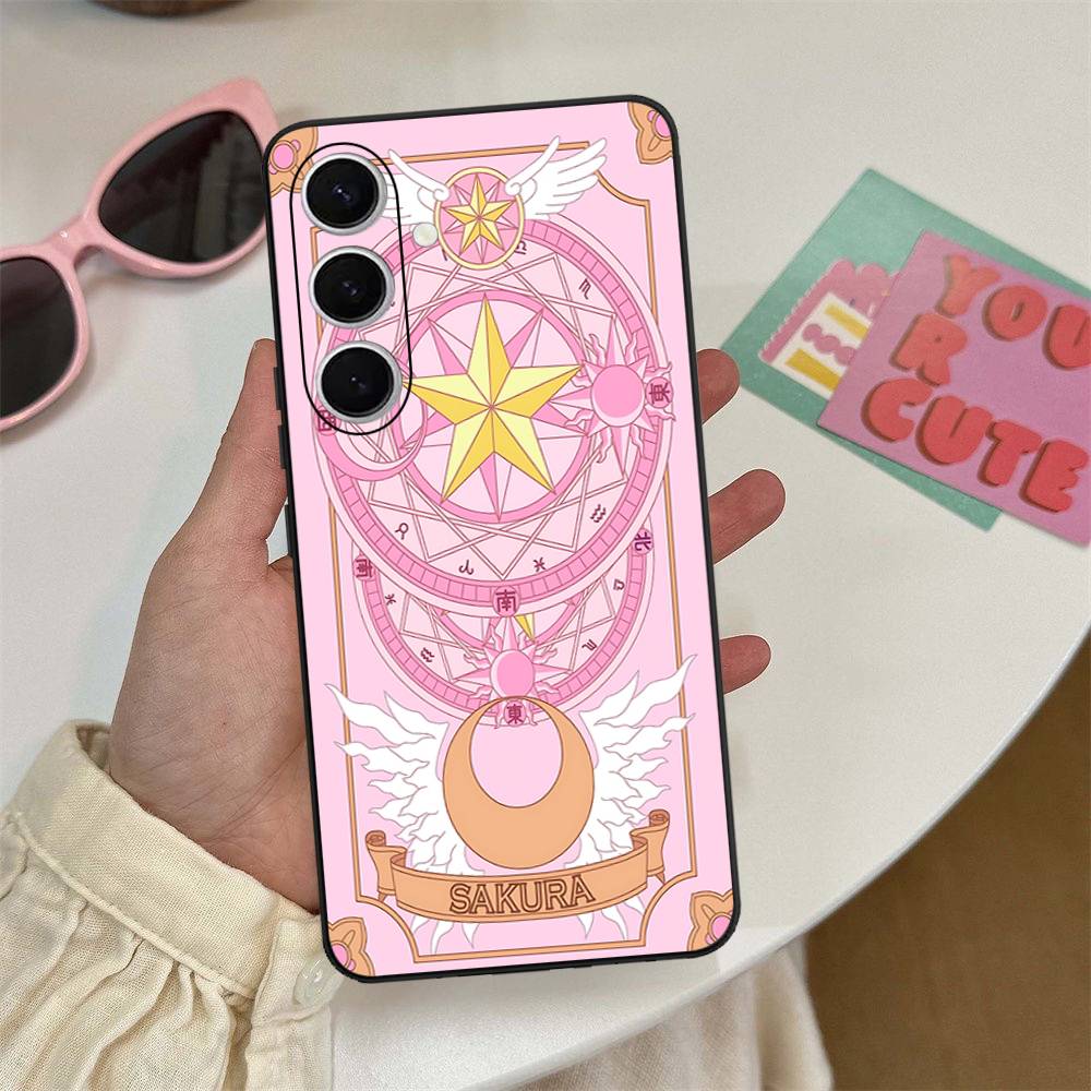 Чехол для телефона Anime C-CardcaptorS S-Sakura для Samsung S 24 Fe 25 Ultra Plus 20 Lite 21 30 22 23 24 22 Ultra 5G Fundas