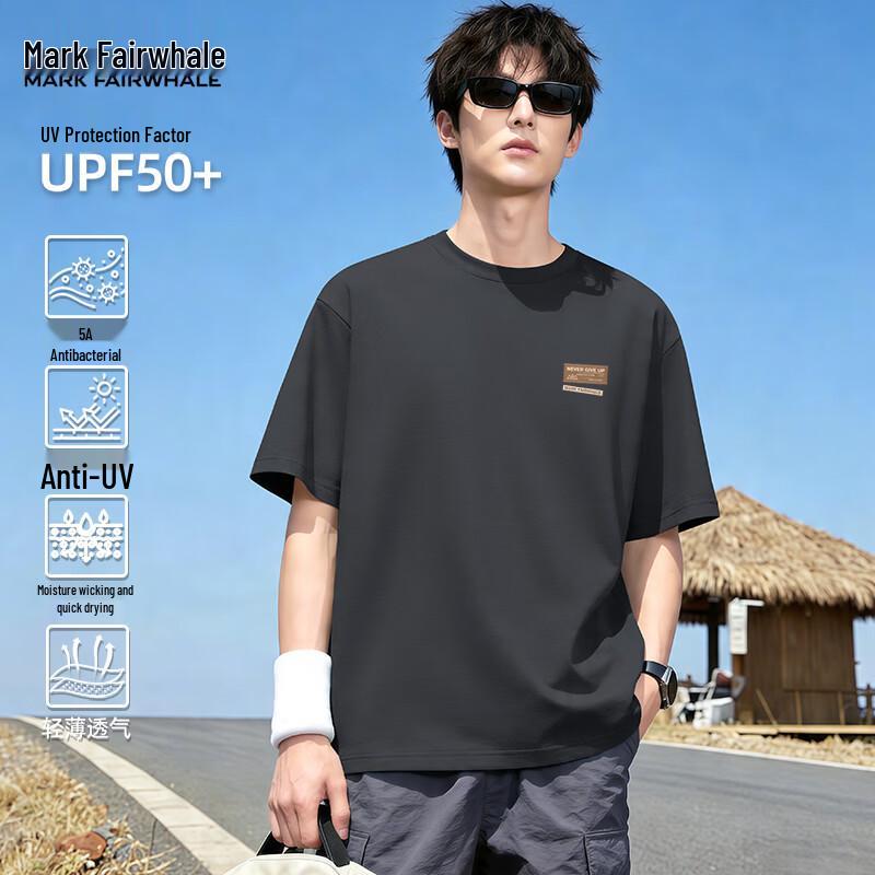 Mark Fairwhale Men's Quick-Dry Sun Protection Round Neck T-Shirt