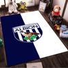 Коврик с логотипом West Bromwich Albion Нескользящий коврик, подходит для гостиной и спальни, диванов
