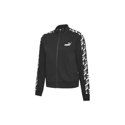 Повседневная куртка на молнии с принтом Женская верхняя одежда Черный 58382201