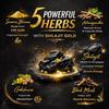 Капсулы Supra Man Shilajit Gold для мужчин | Чистый гималайский шиладжит со Сварна Бхасма, Ашвагандой, Гокшурой и Сафед Мусли | Поддерживает силу, S