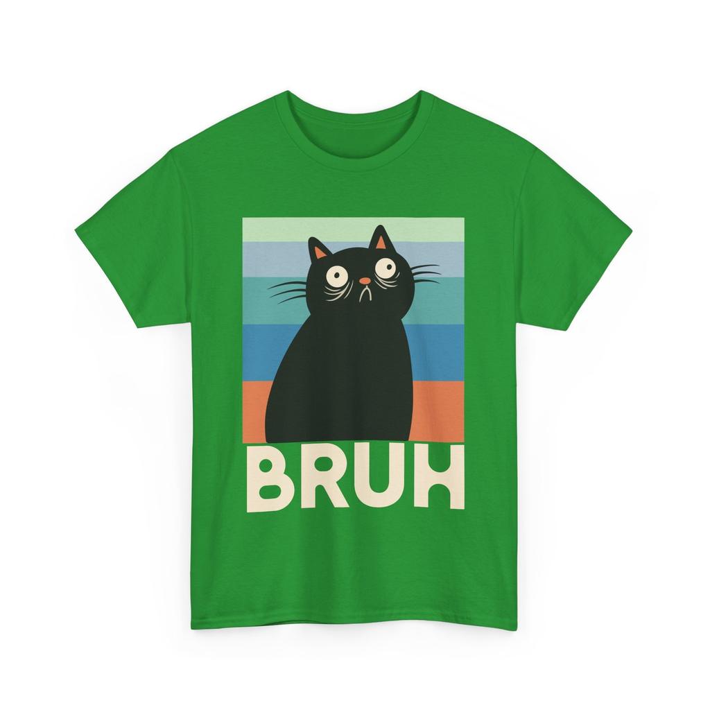Unisex Graphic T-shirt Funny Bruh Cat Meme T-Shirt | Funny Cat Joke Tee | Hilarious Geek Shirt,Unisex,gift,Top