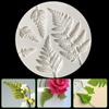 Силиконовая форма для помадки с листьями, тропическое растение, мимоза, декор, шоколадная форма