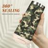 Camouflage Pattern Durable Insulated Coffee Tumbler Walled Vacuum Thermal Cup,Portable Reusable Travel Mug for Outdoor Sports Hiking