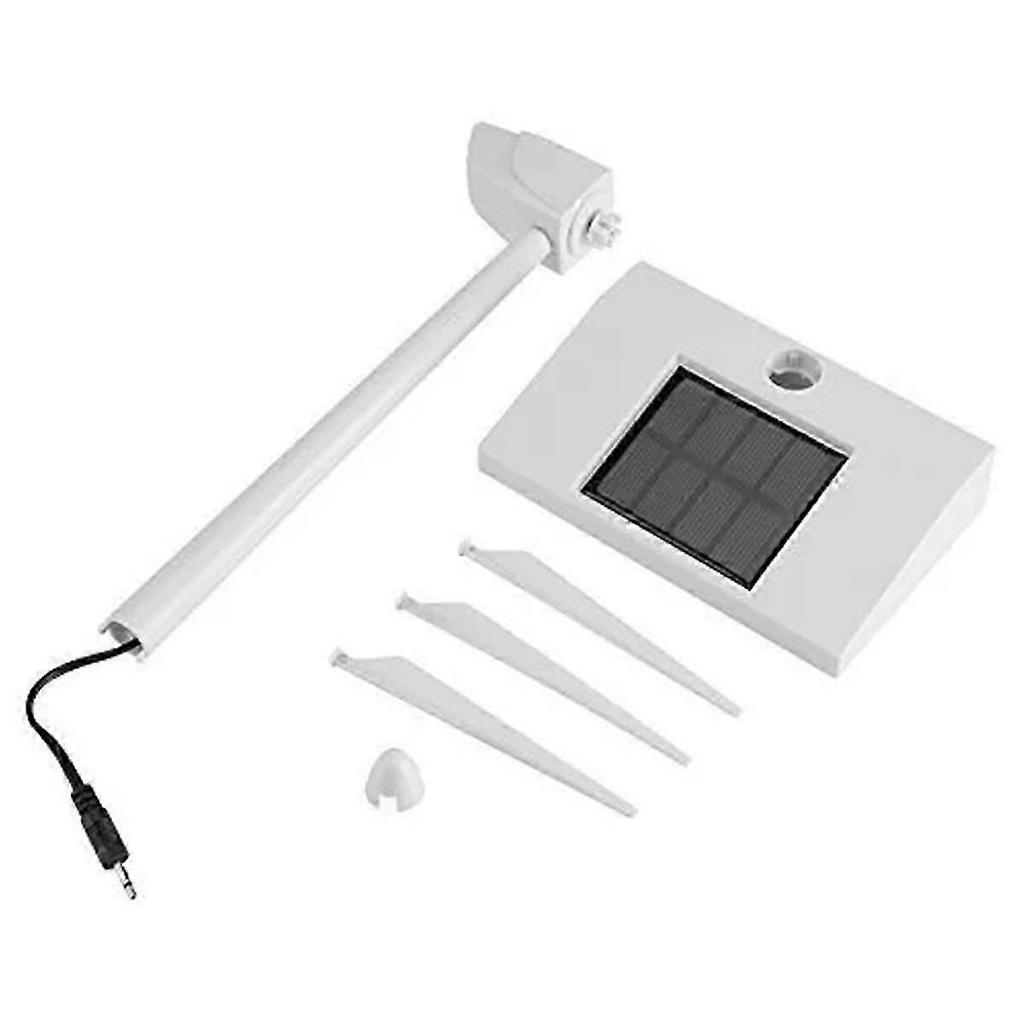 Solar Windmill Model: Desktop Decor Craft for Kids, Education & Wind Power Generation