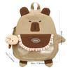 Large-capacity Schoolbag Waterproof Computer Bag Kawaii Capybara Backpack  for School Students
