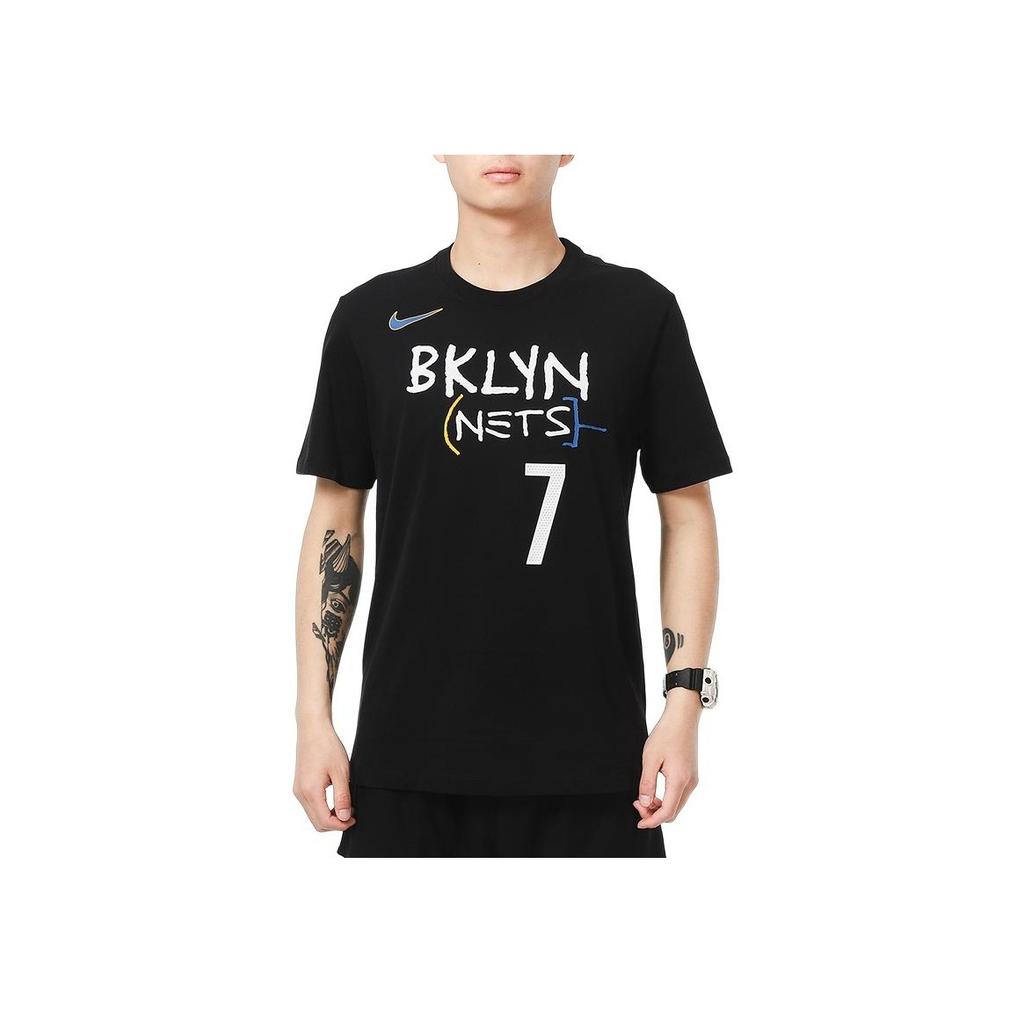 Nike Kevin Durant #7 Brooklyn Nets Performance Basketball T-Shirt Men Tops Black CT9420-014