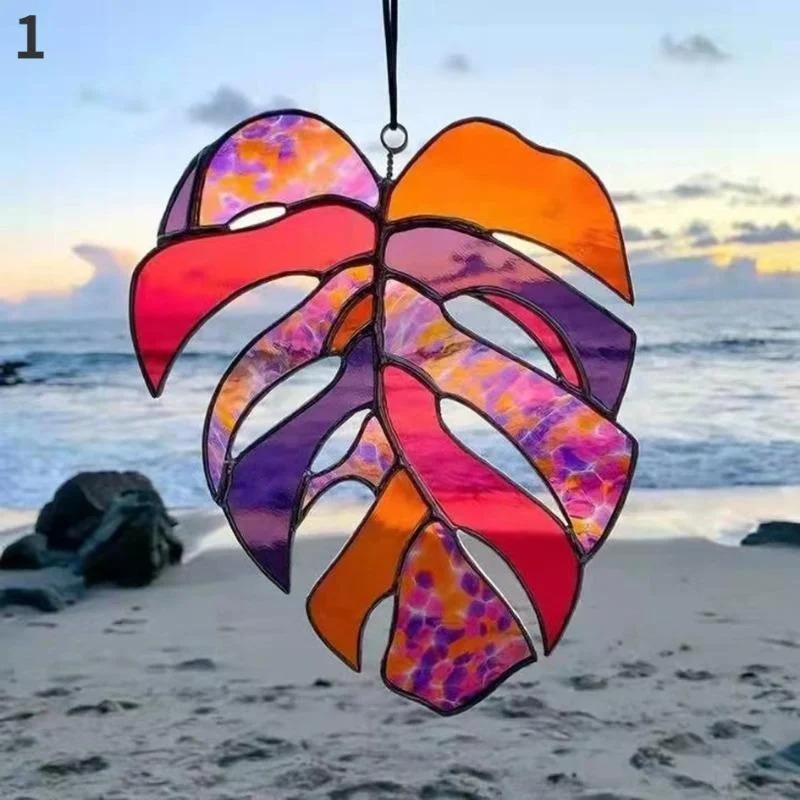Stained Glass Window Hanging Honeycomb Multicolor Butterfly Bee Stained Glass Panels Stain Glass Hummingbird Window Hanging
