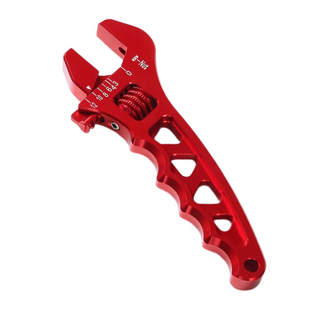 Универсальный регулируемый алюминиевый ключ AN Инструмент для фитингов шлангов Регулируемый алюминиевый гаечный ключ для фитингов шлангов AN3-AN12