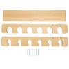 Fishing Rod Storage Rack Holder Pole Bracket WallMounted 6 Position Bamboo Showing Stand