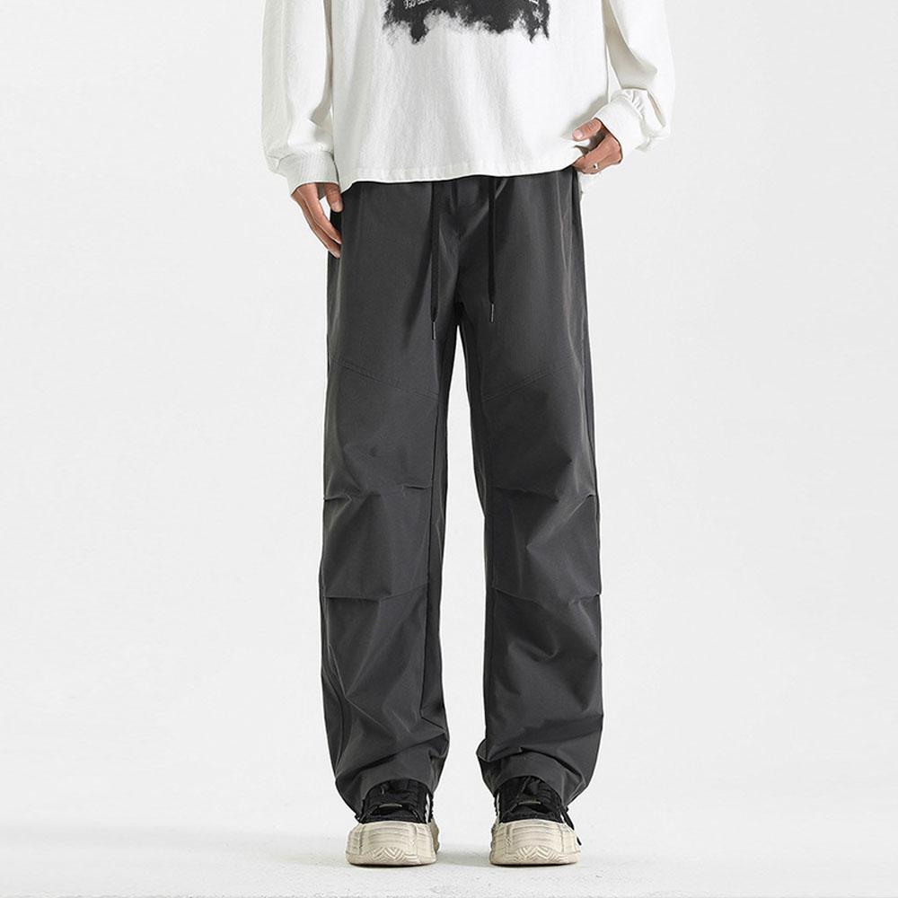 Мужские брюки Y2K Sumer, повседневные мешковатые брюки-карго на молнии, спортивные штаны, брюки для бега для мужчин, прямые брюки, технологичная одежда, корейская одежда