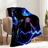 Lightning Warrior Hogan Wrestler Blanket Lightweight Ideal Bedding Blanket Perfect for Travel,Camping,Living Rooms,Offices,Sofas,Fan Christmas Gift