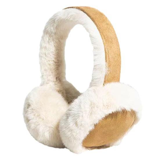 Женские зимние наушники, толстые плюшевые, защита ушей, ветрозащитные, противоскользящие, для езды на работу, катания на лыжах, декоративные, утеплители для ушей