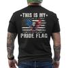 This Is My Pride Flag American Flag, Bald Eagle 4th Of July Patriotic ON BACK