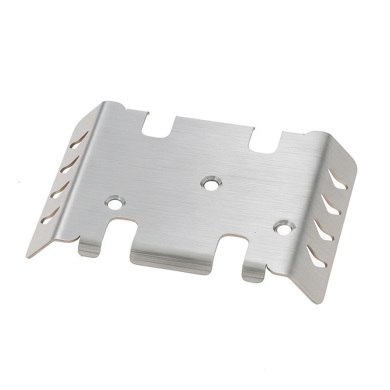 Stainless Steel Metal Bumper Chassis Armor Protection Skid Plate for LC79 1/10 86160 RC Car Upgrade OP Accessories