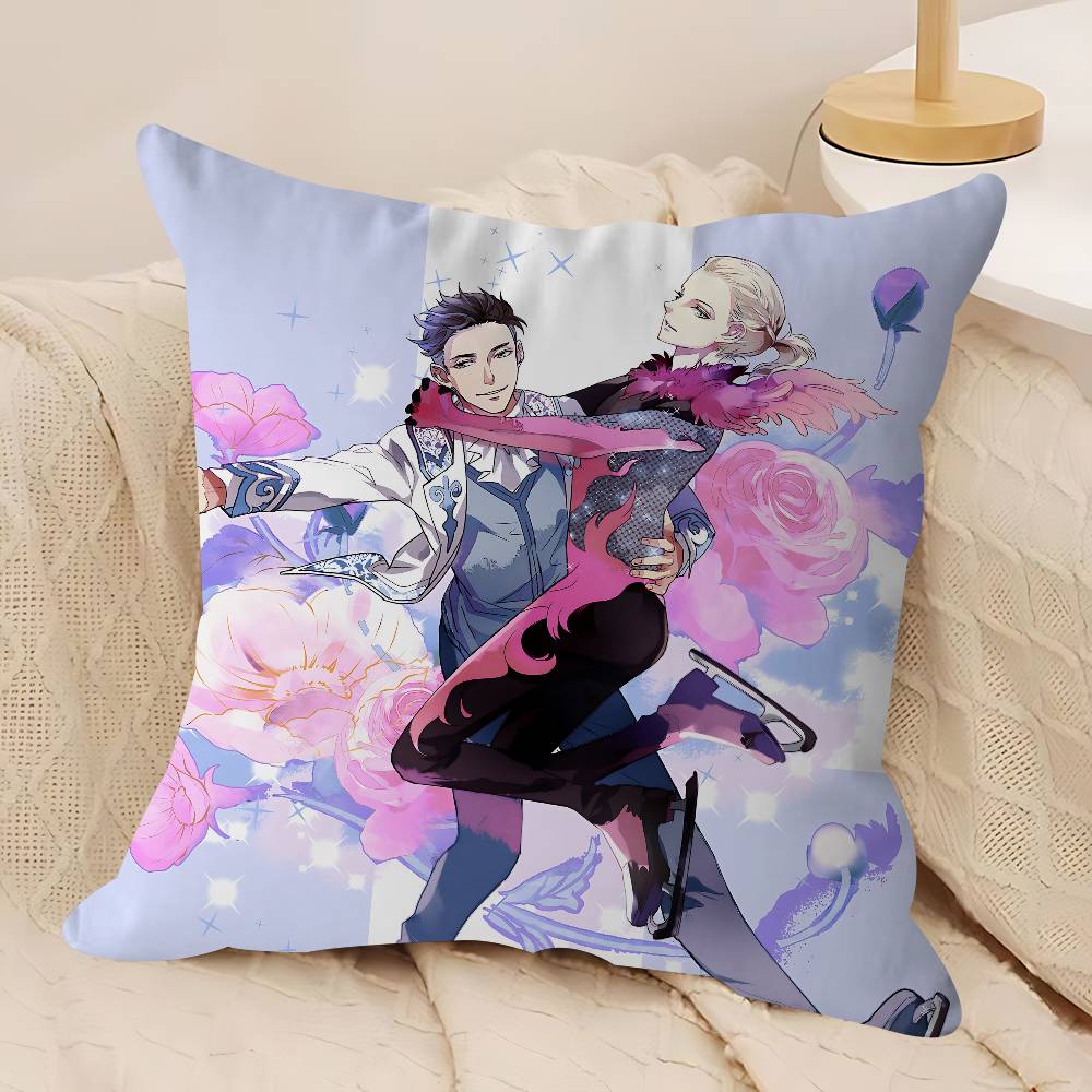 Аниме Y-Yuri On Ice Наволочка 30x50 Полиэстер Подушки для дивана Декоративные накидные подушки Домашнее украшение Наволочка