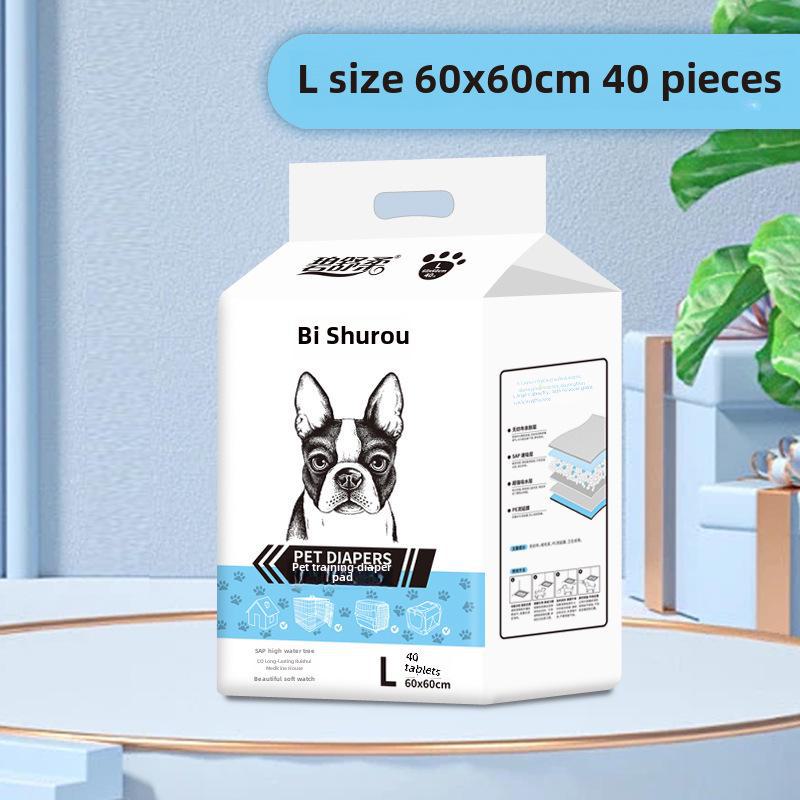 Bamboo Charcoal Pet Urine Pads - Thick, Deodorizing, Disposable, Absorbent Pet Diapers