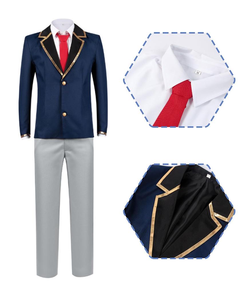 [CR ROLECOS] Костюм для косплея Хосино Аква, Костюм из аниме/манги с париком, Полный комплект, Взрослый, для школьных фестивалей, мероприятий и фотосессий (L)